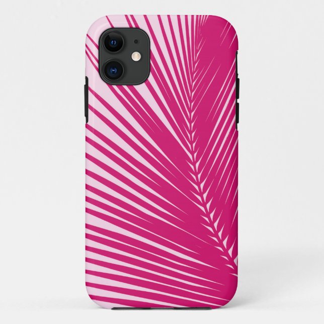Palmwedel - magentaprosa Case-Mate iPhone hülle (Rückseite)