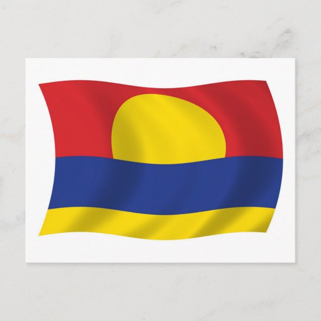 Palmyra Atoll Flag Postkarte (Vorderseite)