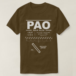 Palo Alto Airport PAO T - Shirt