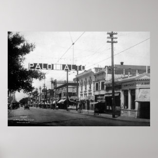 Palo Alto im Jahr 1914 Poster