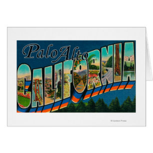 Palo Alto, Kalifornien - große Buchstabe-Szenen