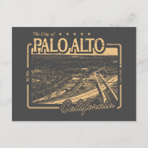 PALO ALTO KALIFORNIEN - MENLO PARK SAND HILL ROAD POSTKARTE