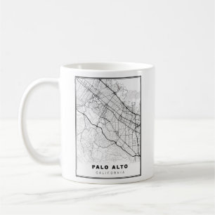 Palo Alto Map Kaffeetasse