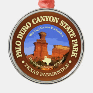Palo Duro Canyon SP Ornament Aus Metall