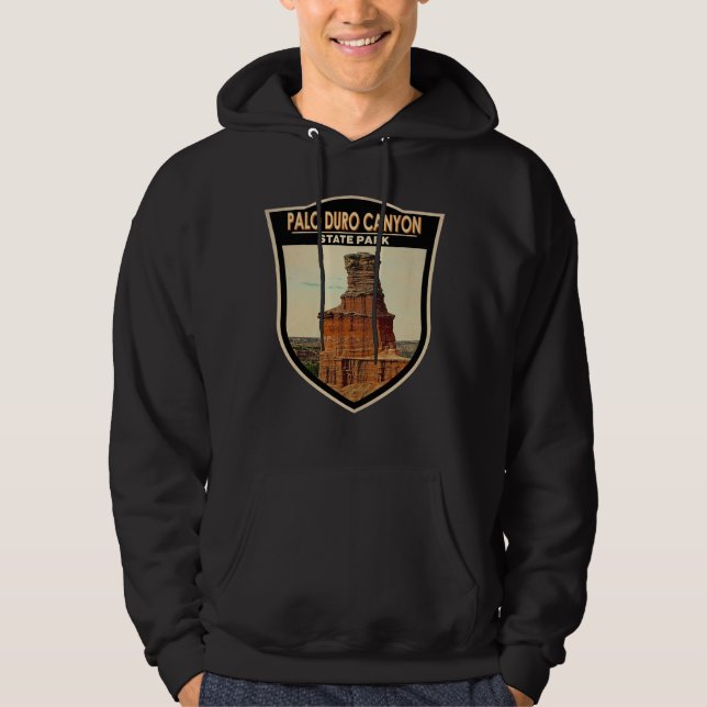 Palo Duro Canyon Staat Park Texas Art Art  Hoodie (Vorderseite)