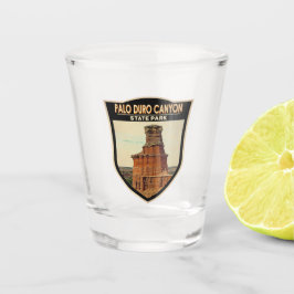 Palo Duro Canyon Staat Park Texas Art Art Schnapsglas