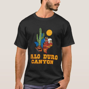 Palo duro canyon texas retro wüstenlandschaft T-Shirt