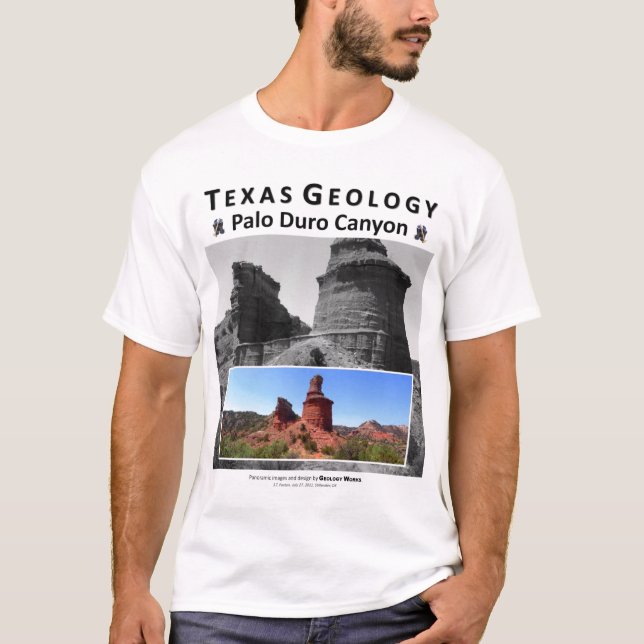 Palo Duro-Schlucht III - der Leuchtturm T-Shirt (Vorderseite)