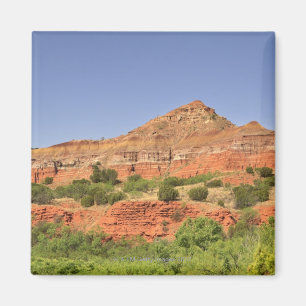 Palo Duro-Schlucht, Texas.  Aufeinander folgende Magnet
