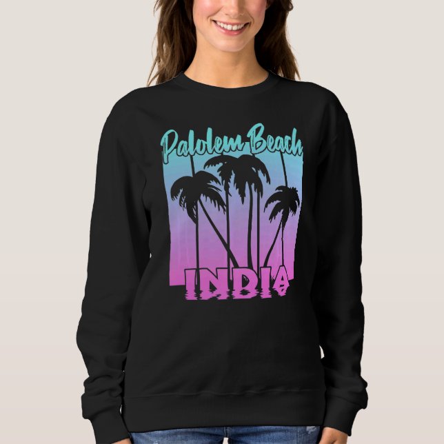 Palolem Beach Indien Sweatshirt (Vorderseite)