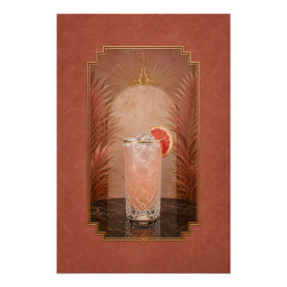 Paloma Art Deco Poster | Bar Kunst