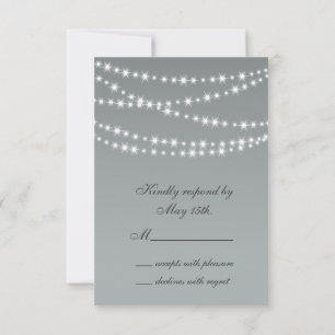 Paloma Gray Twinkle Lights UAWG RSVP Karte