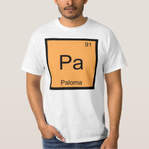 Paloma Name Chemie Element Periodensystem T-Shirt