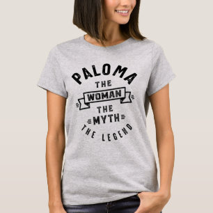 Paloma Personalisiert Name Geburtstagsgeschenk T-Shirt