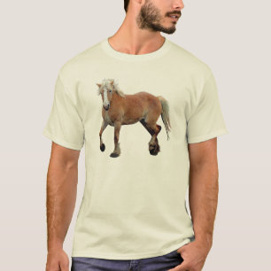 Palomino Belgischer Entwurf für Pferde Sportkleidu T-Shirt