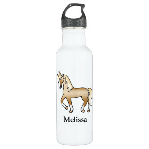 Palomino Cartoon Trotting Horting & Individuelle N Edelstahlflasche