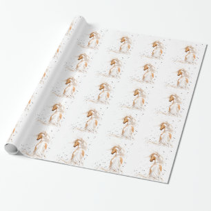 Palomino-Farbepinto-Pferd - BiHrLe Packpapier