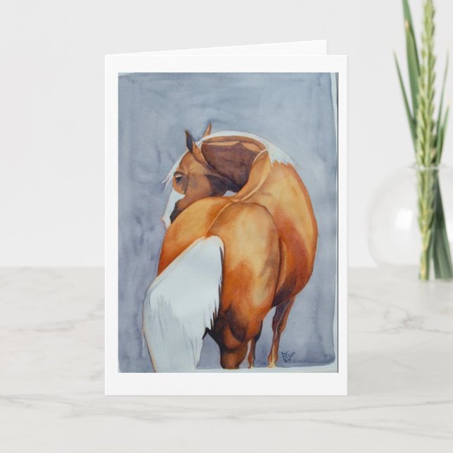 Palomino-Gruß-Karte Karte (Vorderseite)