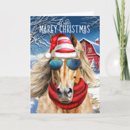 Palomino Horse Funny MAREy Weihnachten