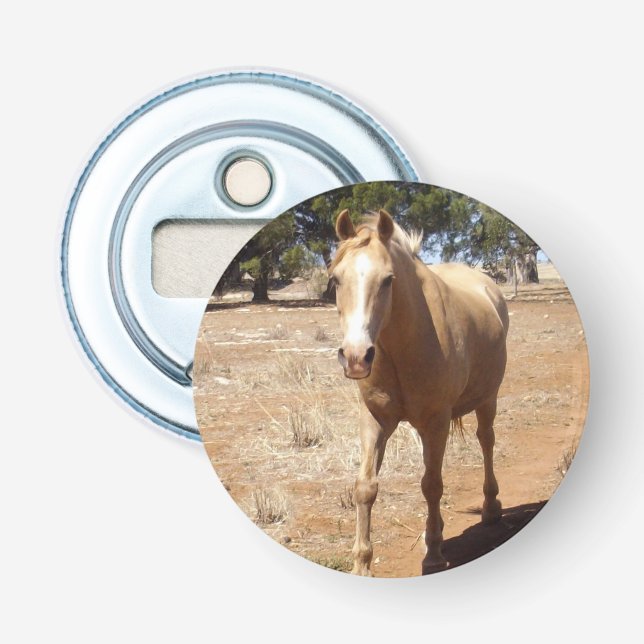 Palomino Horse Gruß, Flaschenöffner (Vorderseite)