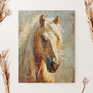 Palomino Horse Portrait Puzzle