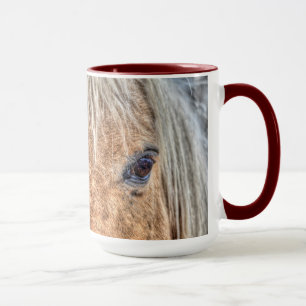 Palomino Horse's Eye Foto Trinken Tasse