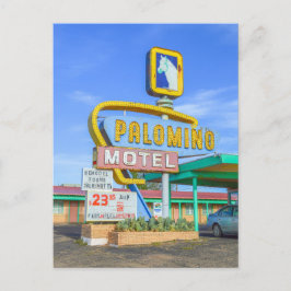 Palomino Motel Sign, Route 66, Tucumcari, NM Postkarte