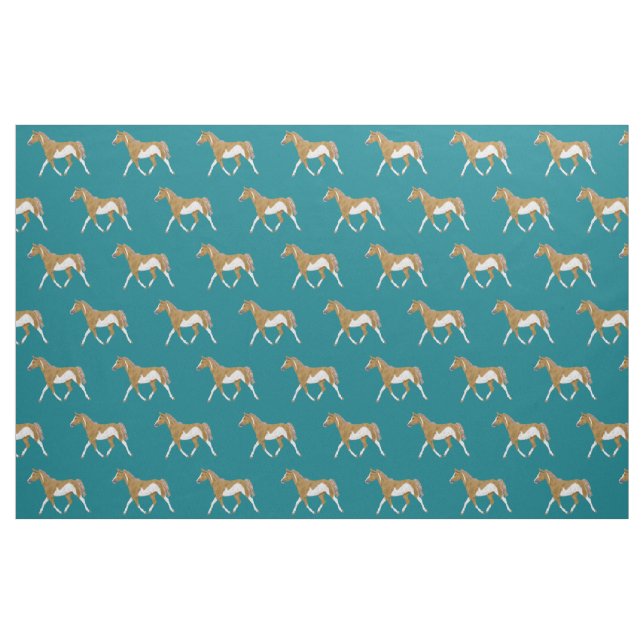 Palomino Paint Horse Stoff (Fat Quarter (45,7 x 55,9 cm))