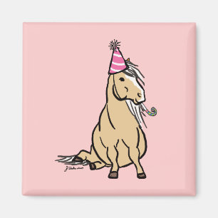 Palomino Party Pony Magnet