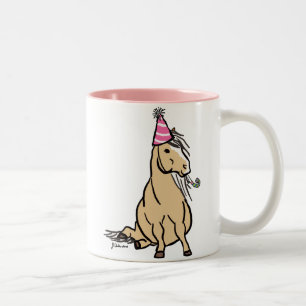 Palomino Party Pony Zweifarbige Tasse