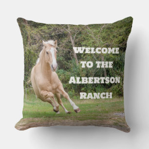 Palomino Pferd Kissen