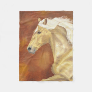 Palomino-PferdeFleecedecke Fleecedecke