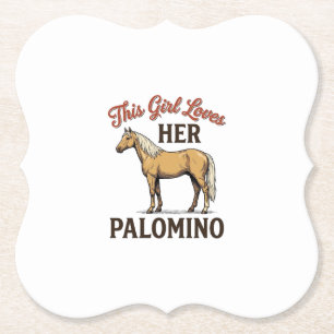 Palomino-Pferdeliebhaber Vintage-Stich T-Shirt_1 Untersetzer