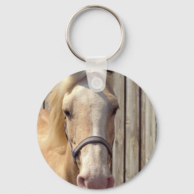 Palomino Pony Schlüsselanhänger (Vorderseite)