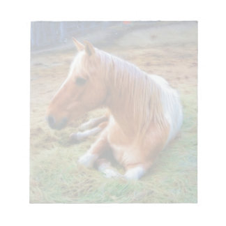 Palomino Reitstall Notizblock