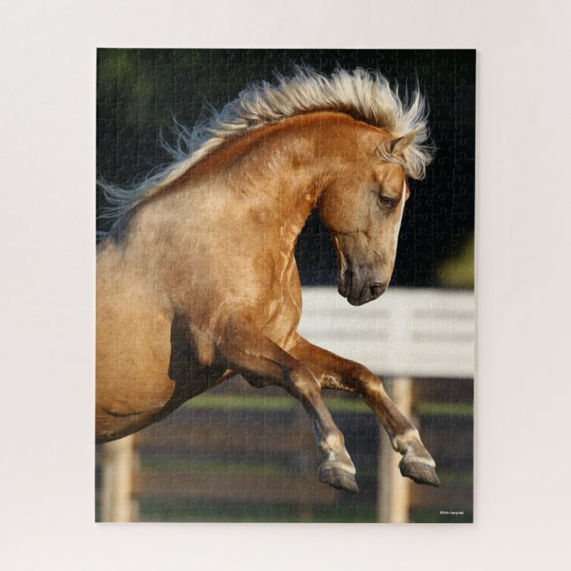 Palomino Tennessee Walker Stallion Puzzle (Vertikal)