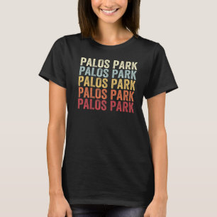 Palos Park Illinois Palos Park IL Retro Vintage Ta T-Shirt