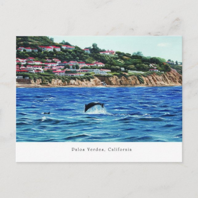 Palos Verdes Postkarte (Vorderseite)