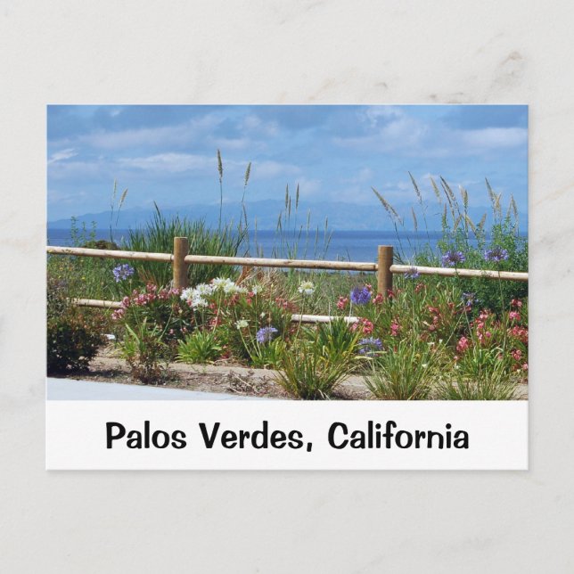 Palos Verdes und Katalina Postkarte (Vorderseite)