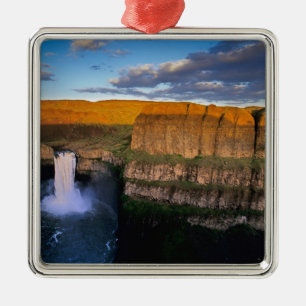 Palouse Falls in Washington Silbernes Ornament