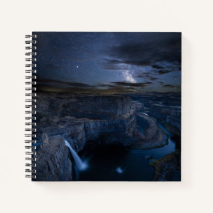 Palouse Falls Park & Milchstraße Bundesstaat Was Notizbuch