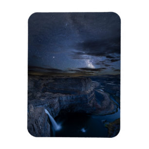 Palouse Falls Park & Milky Way Washingtoner Staa Magnet