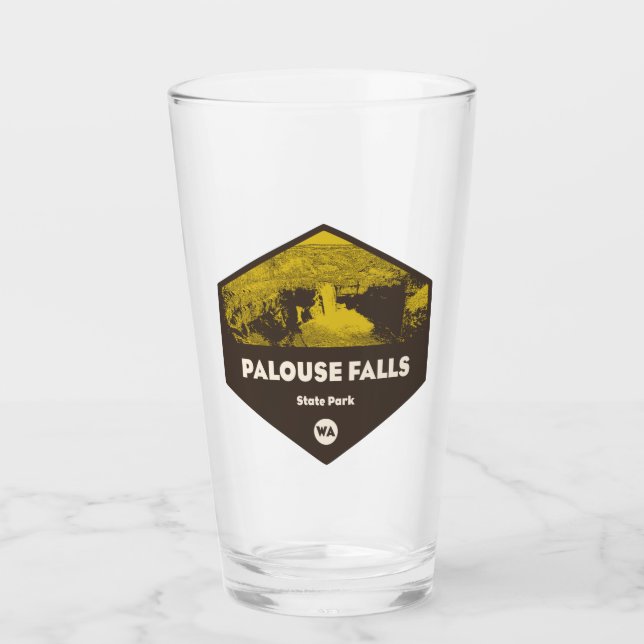 Palouse Falls Staat Park Washington Glas (Vorderseite)