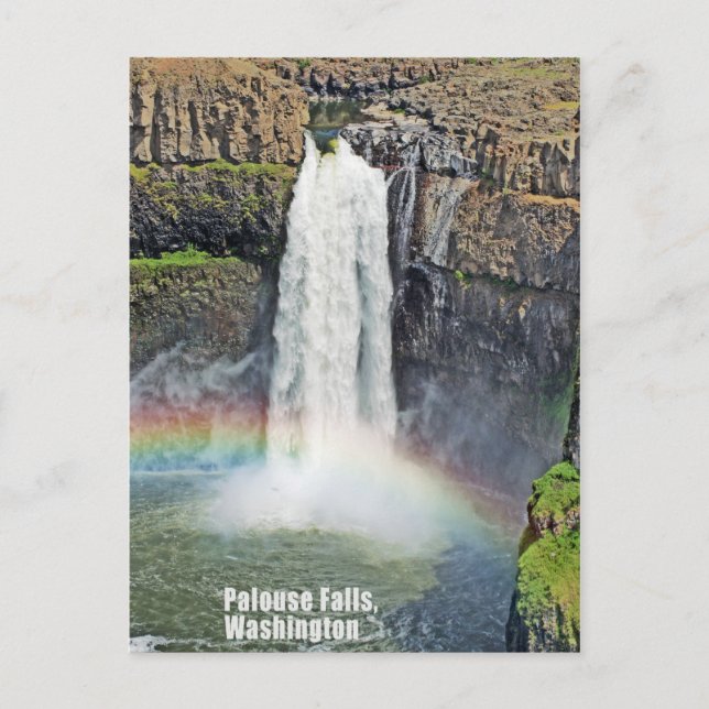 Palouse Falls Staat Park, Washington Postkarte (Vorderseite)