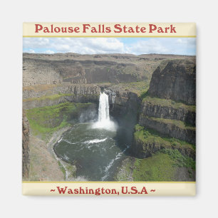 PALOUSE FALLS STAAT PARK WASHINGTON WASHINGTON MAGNET