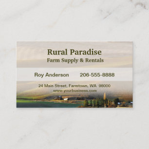 Palouse Sonnenaufgang Visitenkarte