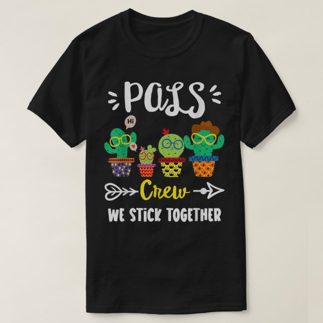 PALS Crew, Funny School Kaktus Team PALS Lehrer S T-Shirt (Design vorne)