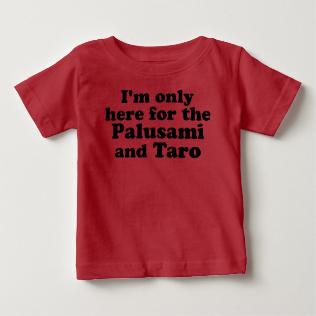 Palusami und Taro Baby T-shirt (Vorderseite)