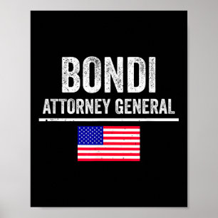 Pam Bondi Generalstaatsanwalt von Präsident Trump  Poster