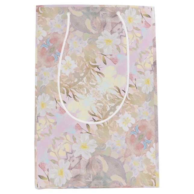 Pamela Muster B Elegante Geschenktasche Mittlere Geschenktüte (Vorderseite)